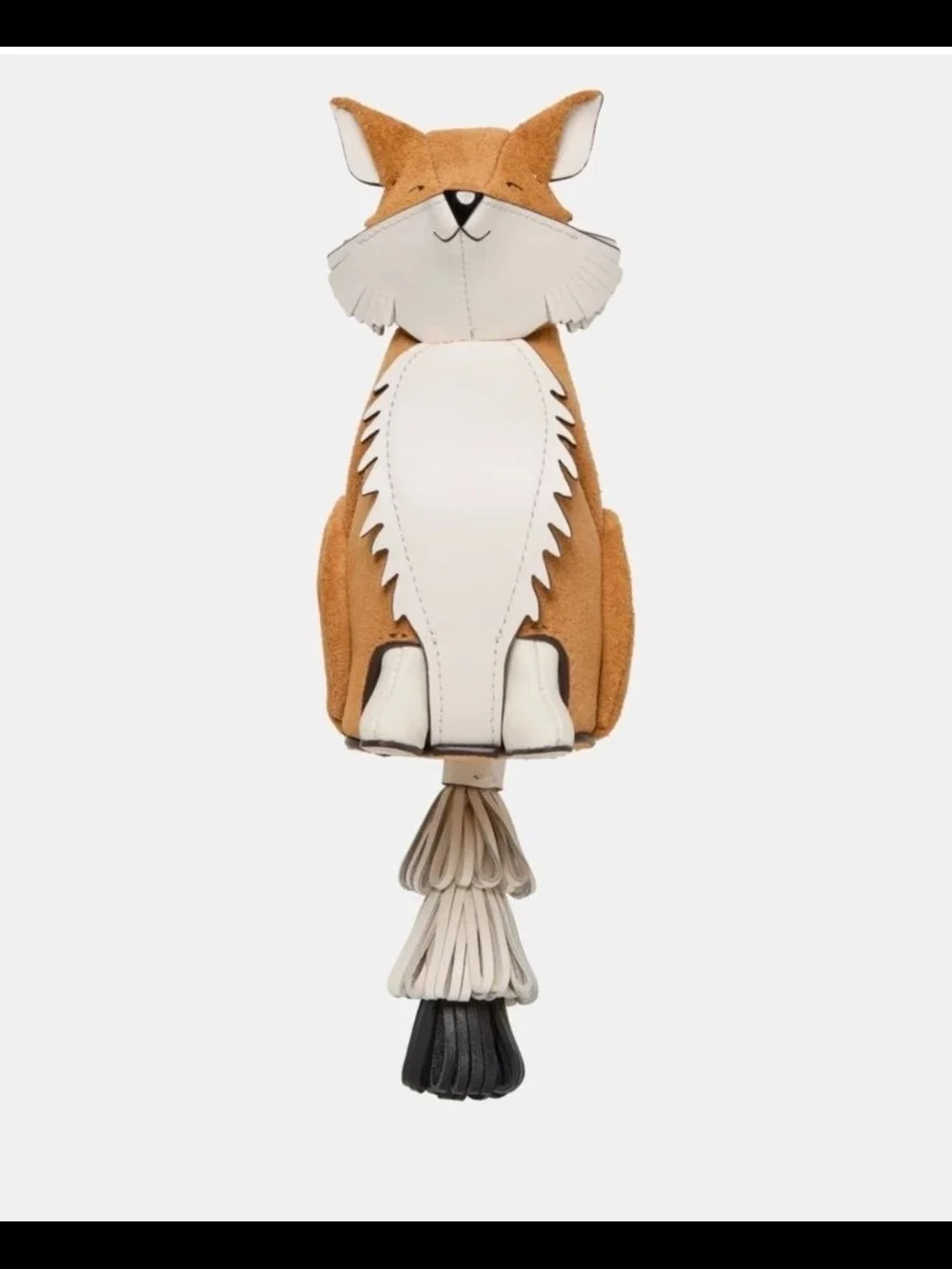 KATE SPADE KN373 CRITTERS FOX BAG CHARM IN BISCOTTI/MULTI
